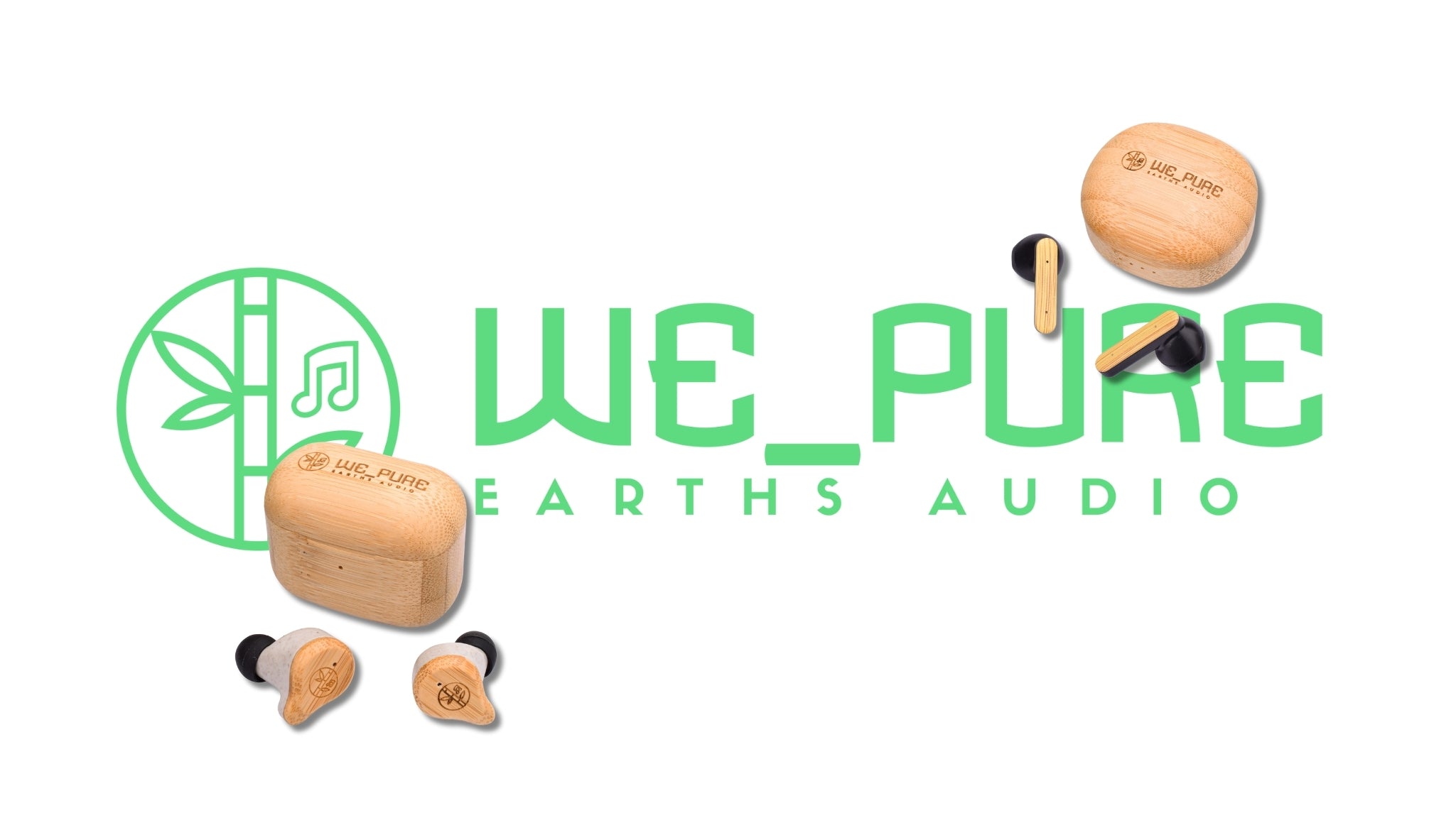 View of The best eco friendly wireless earbuds in Australia – WE_PURE