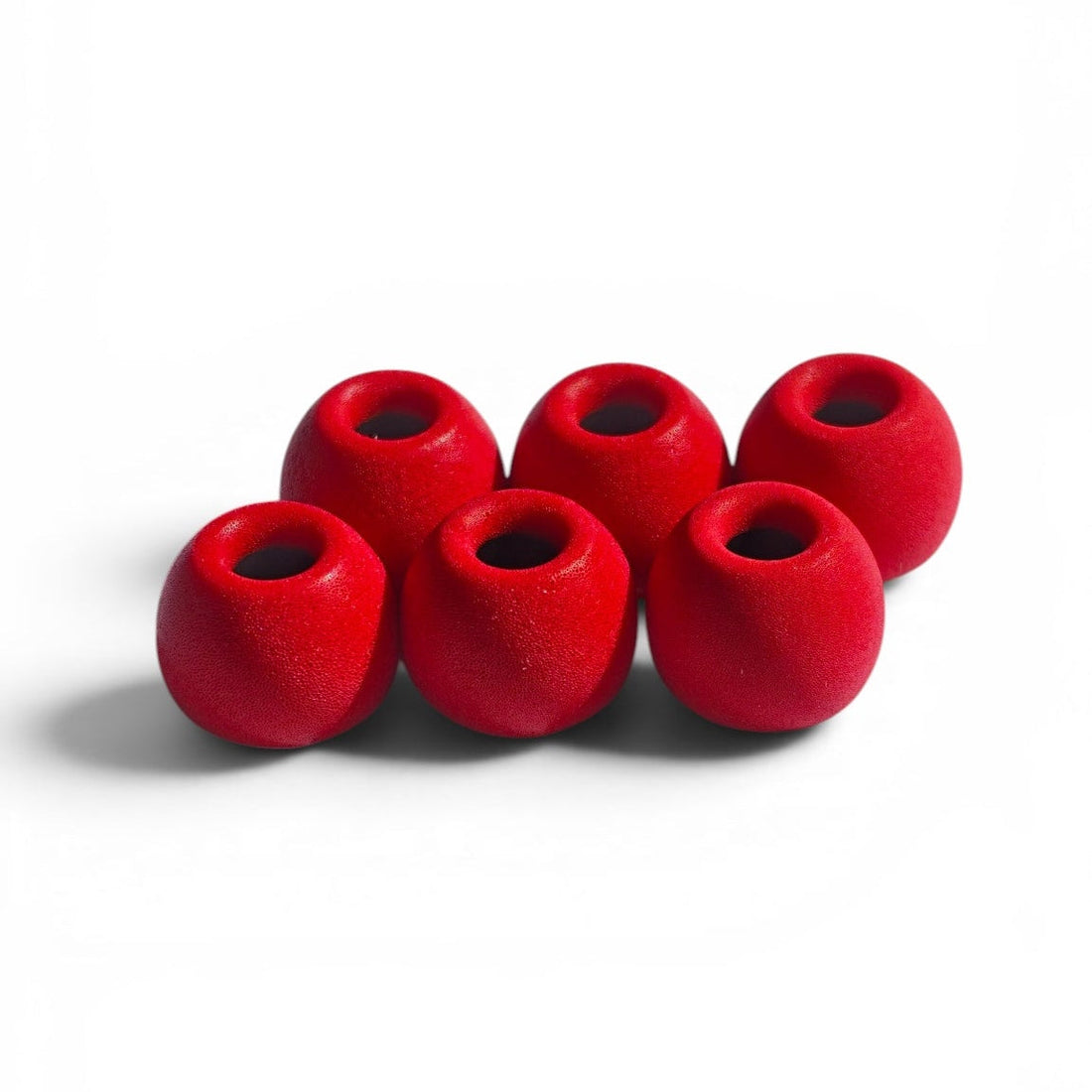 PureSeal red memory foam ear tips, the secure-fit upgrade for running with PureBuds Pro