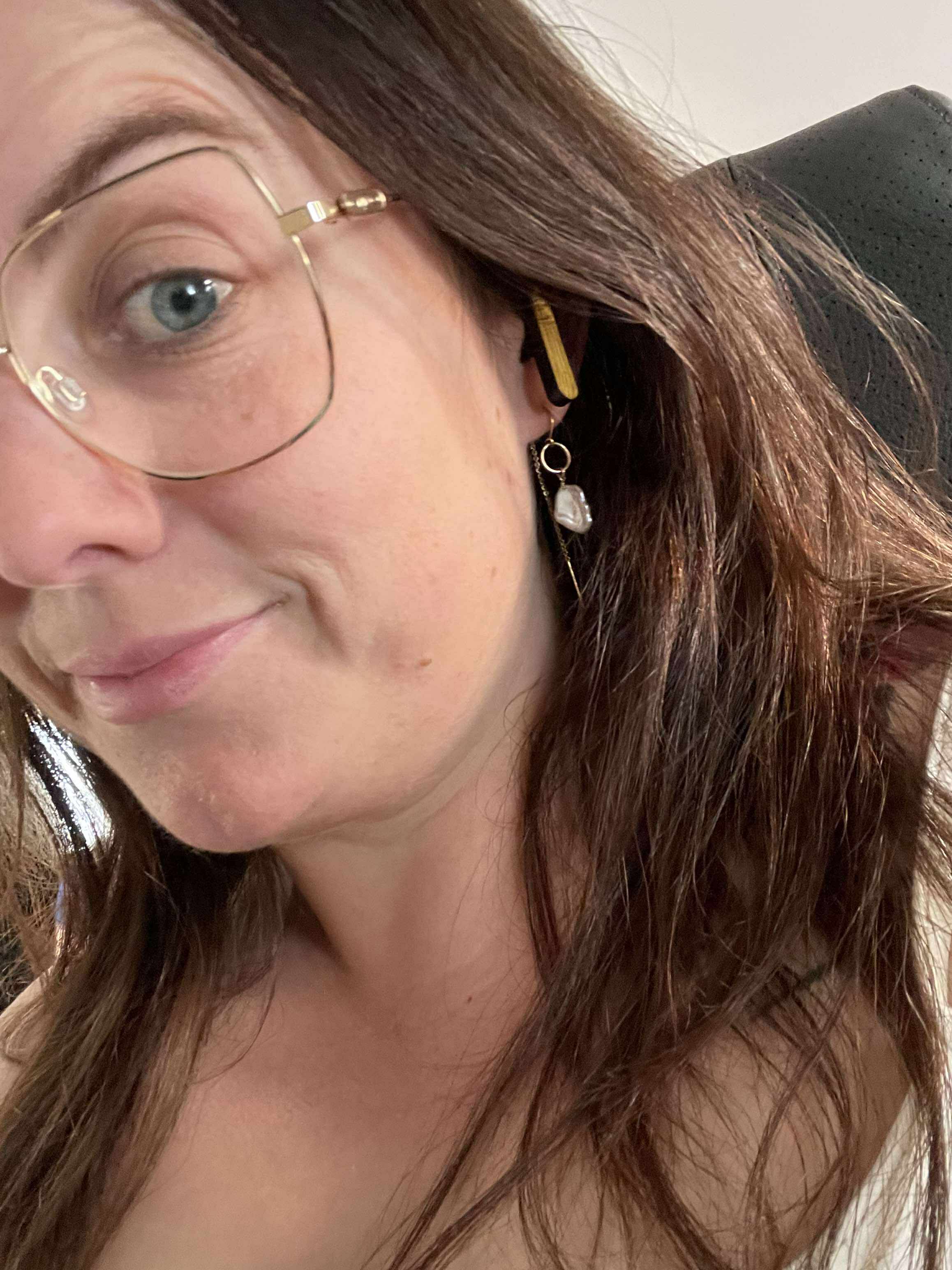 Lady wearing PurePods 