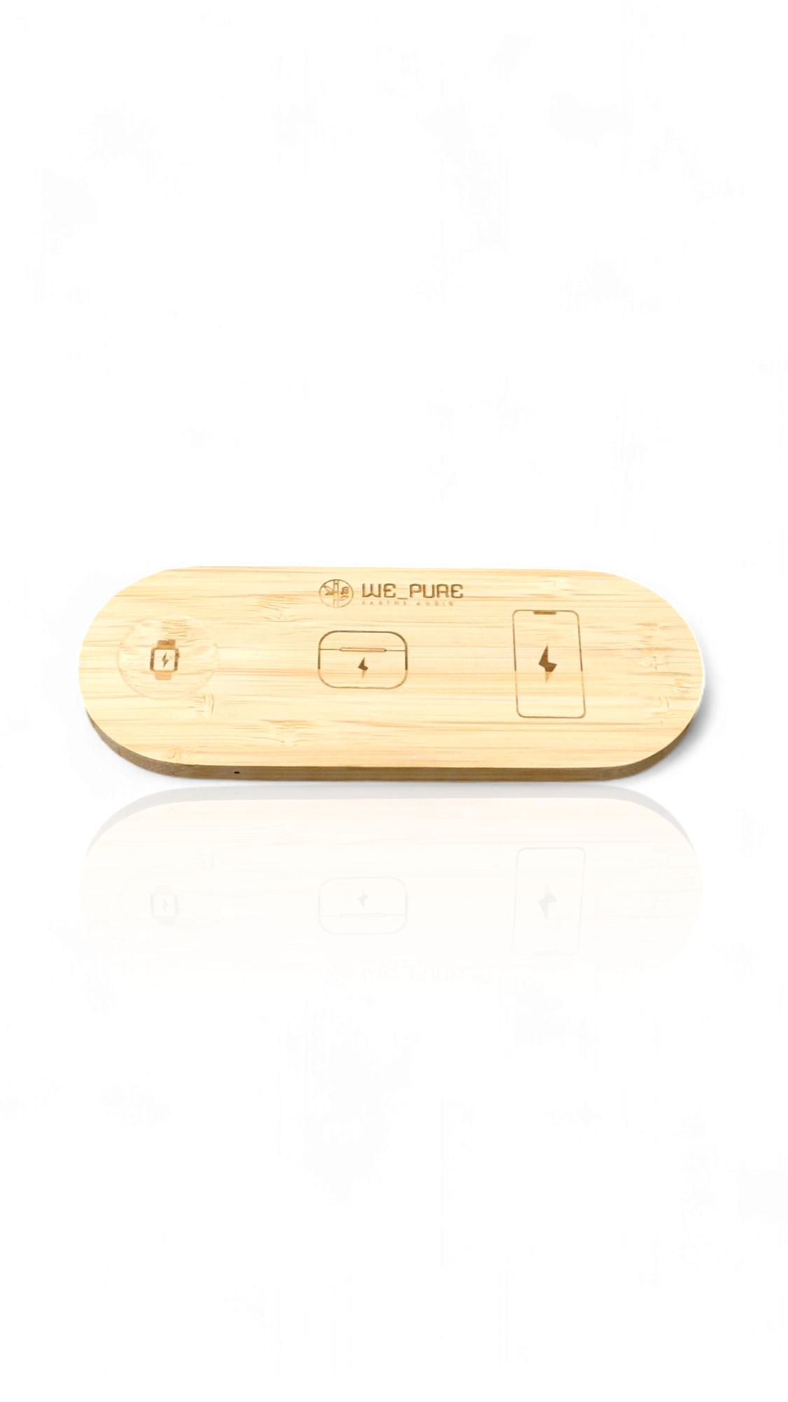 3 in 1 wireless charger top view