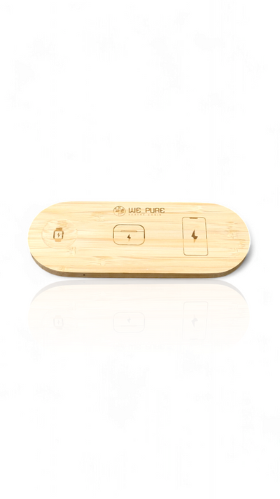 3 in 1 wireless charger top view