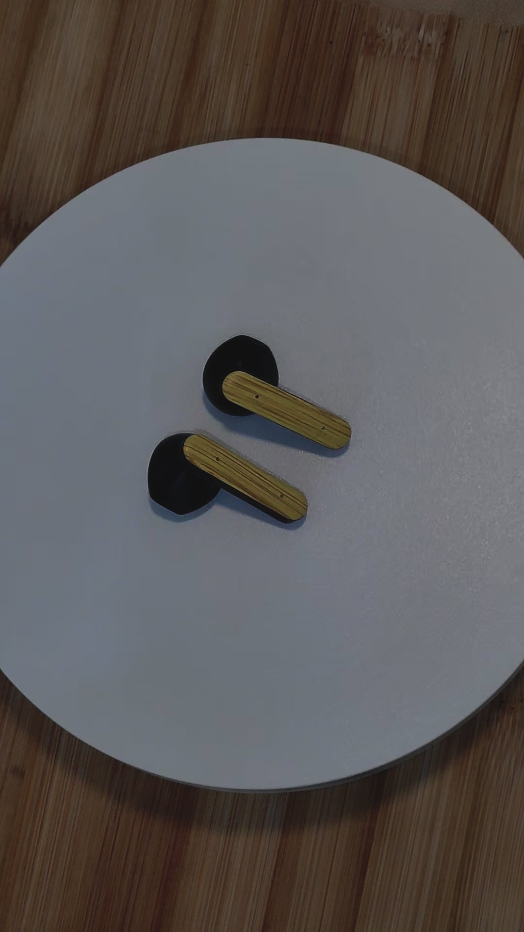 video of purepods spinning